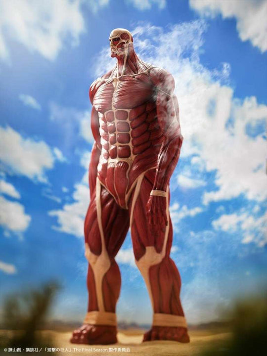 ATTACK ON TITAN - Colossal Titan - Figurine Mega Sofvi 63cm