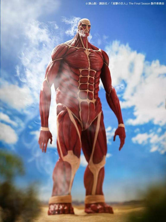 ATTACK ON TITAN - Colossal Titan - Figurine Mega Sofvi 63cm