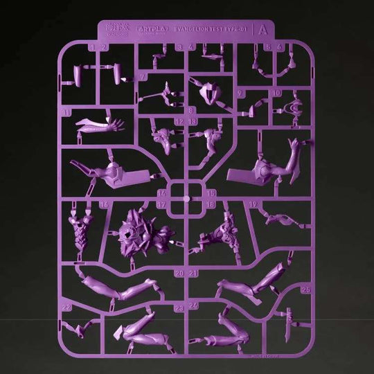 EVANGELION - Unit-01 / Unit-02 / Prototype-00 - Model Kit Artpla 12cm