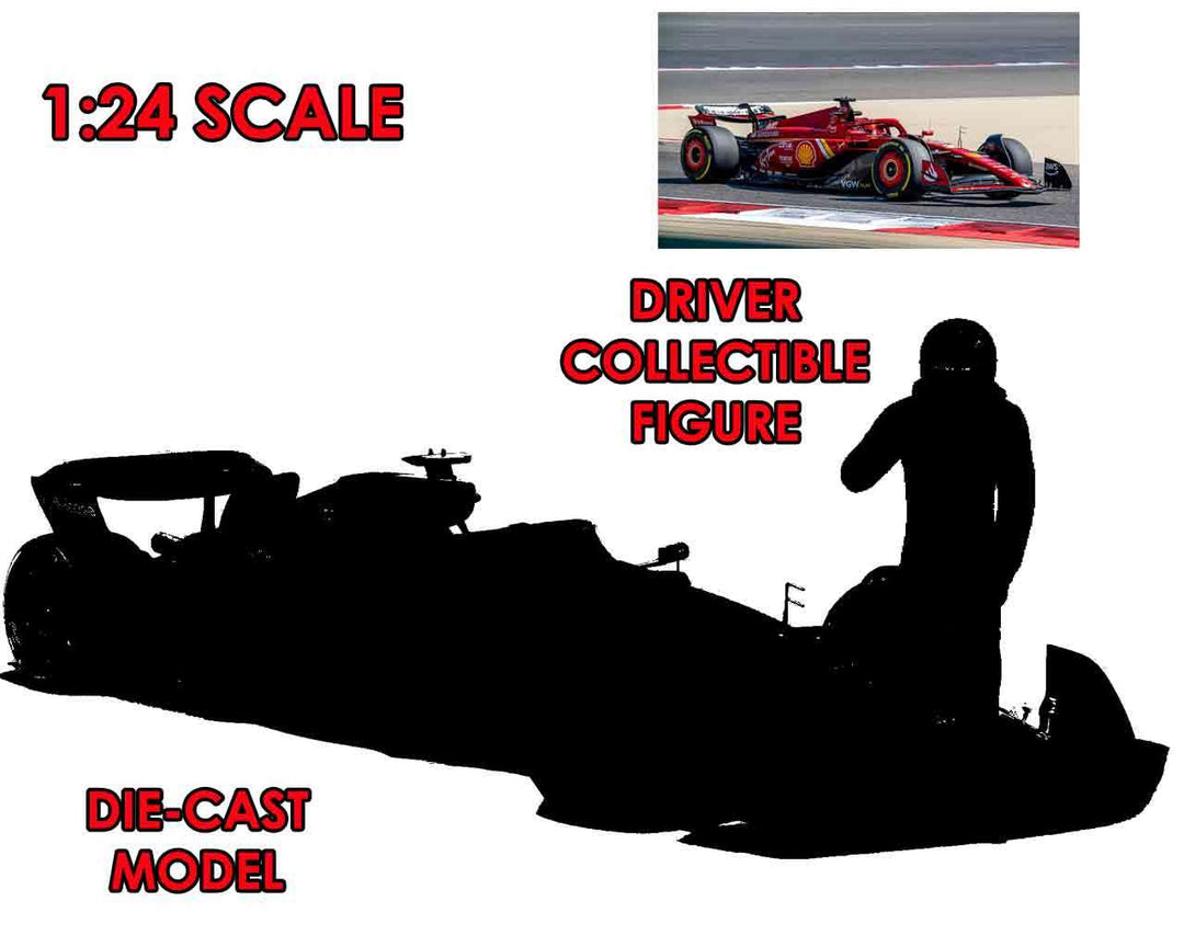 FORMULA 1 - F1 Ferrari Sf-24 with Leclerc - Die-cast Model 1/24