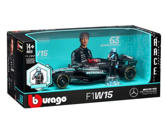 FORMULA 1 - F1 Mercedes W15 E Perf. 2023 Russel - Die-cast Model 1/24