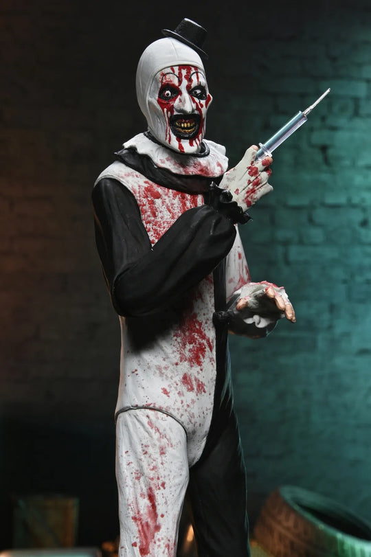 TERRIFIER 2 - Art The Clown "Blood Splattered" - Ultimate Figure 17cm