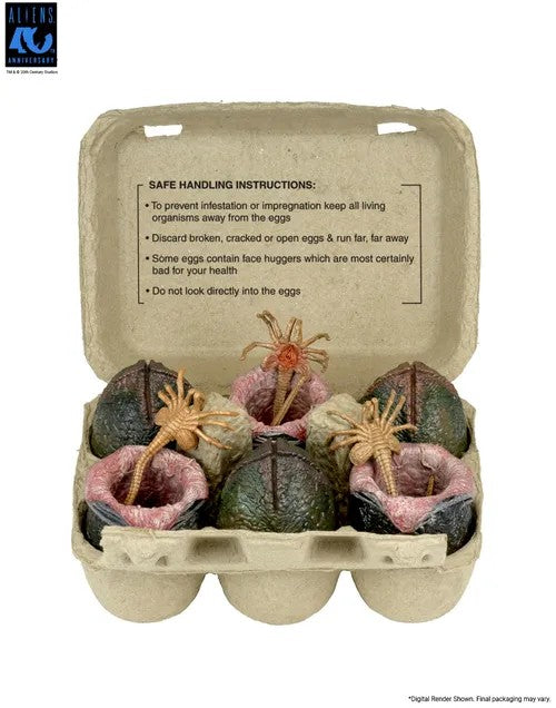 ALIENS 40TH ANNIVERSARY - Alien Eggs - 6 Accessory Pack
