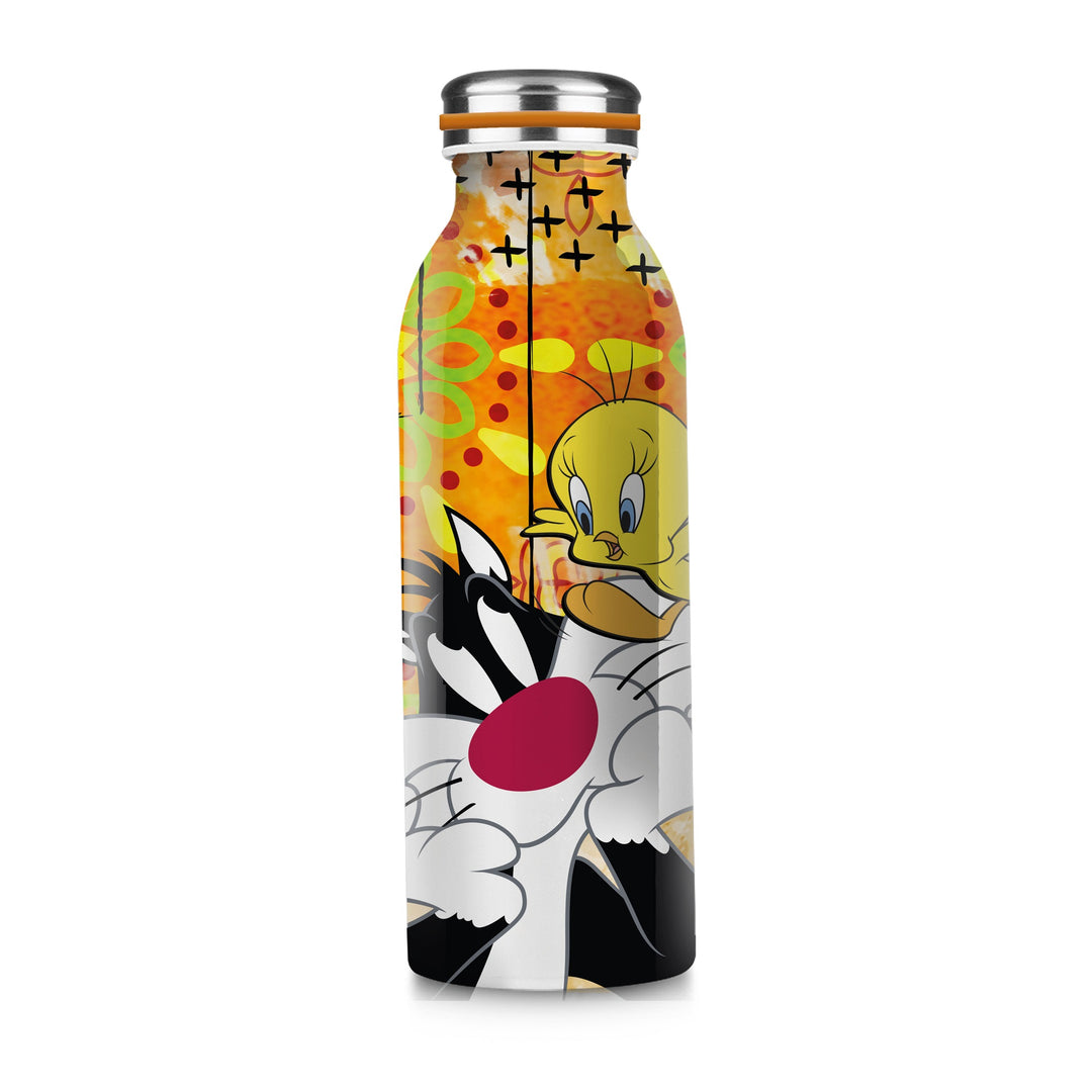 LOONEY TOONS - Stainless Steel Bottle 500ml - Sylvester & Tweety