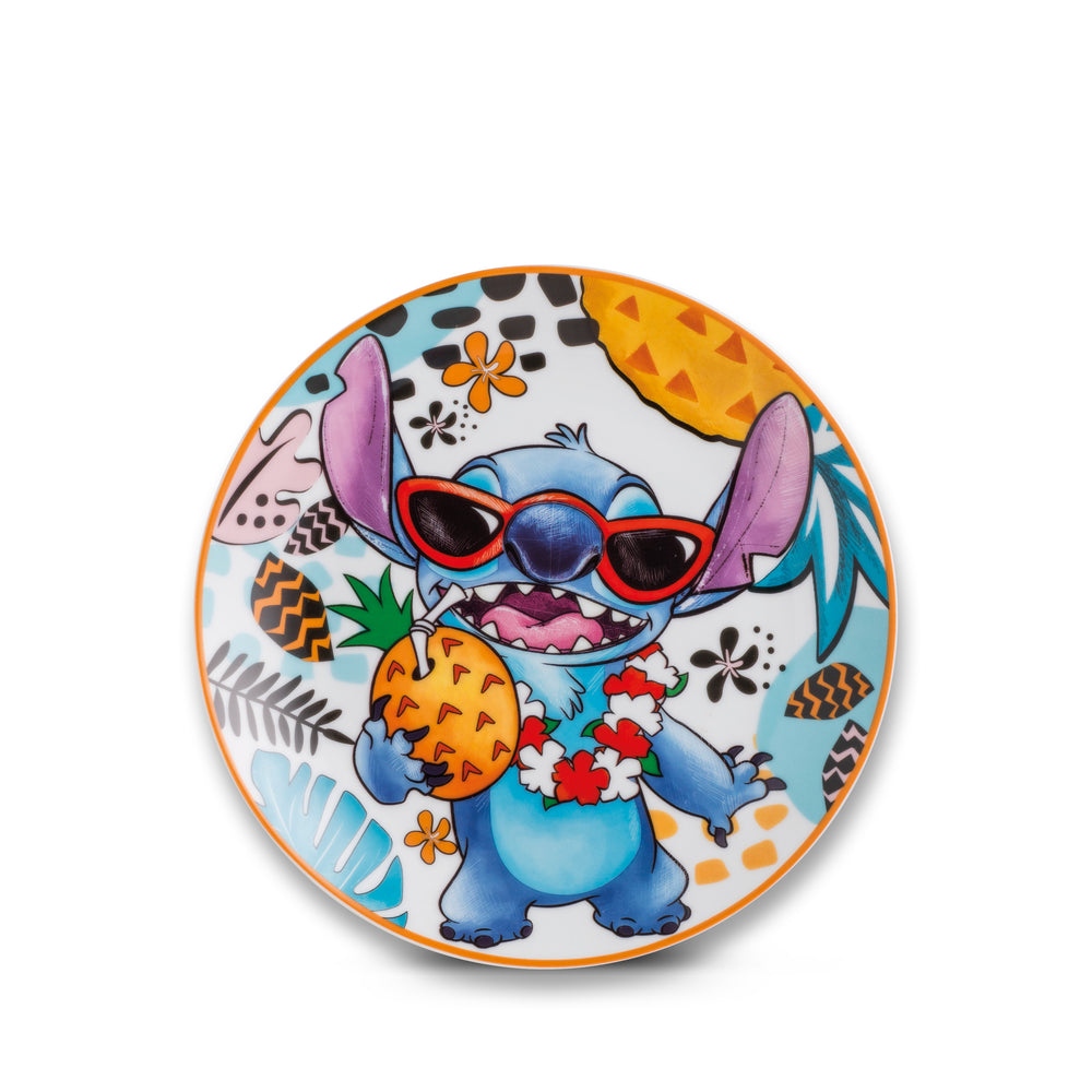 STITCH - Set of 2 D19cm Plate - White