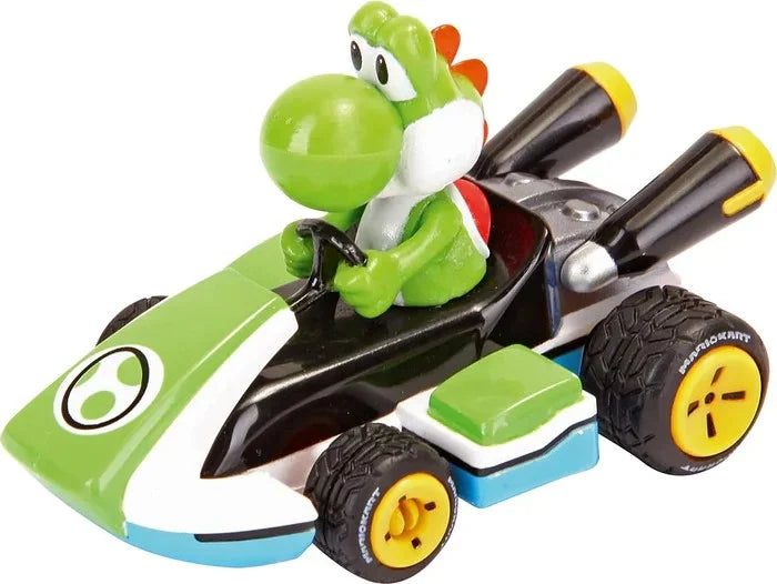 MARIO KART - Mario, Luigi, Yoshi - Multipack 3 Cars Pull Back Action