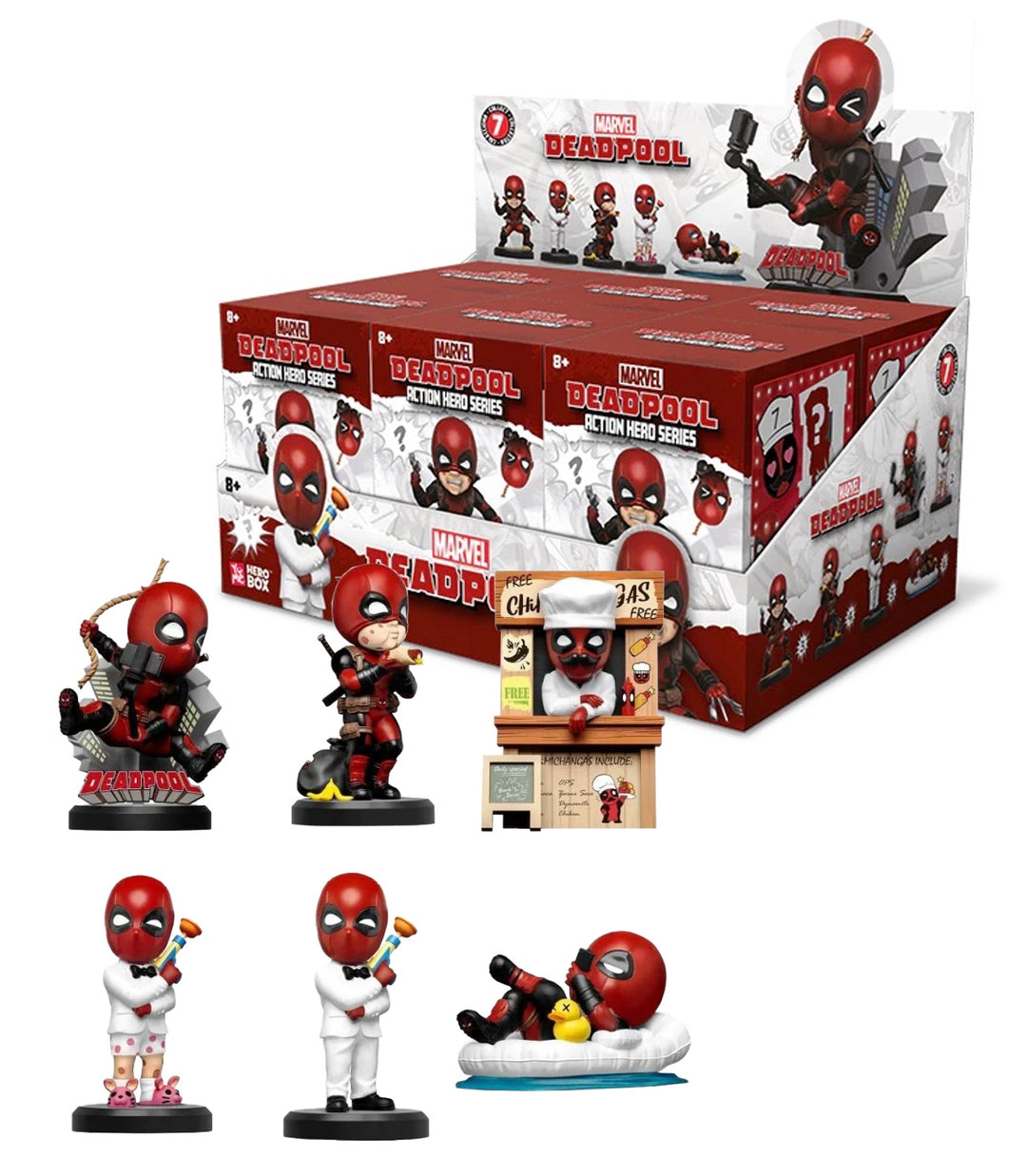 DEADPOOL - Action Heroes - Assortiment 6 Figures 8-10cm