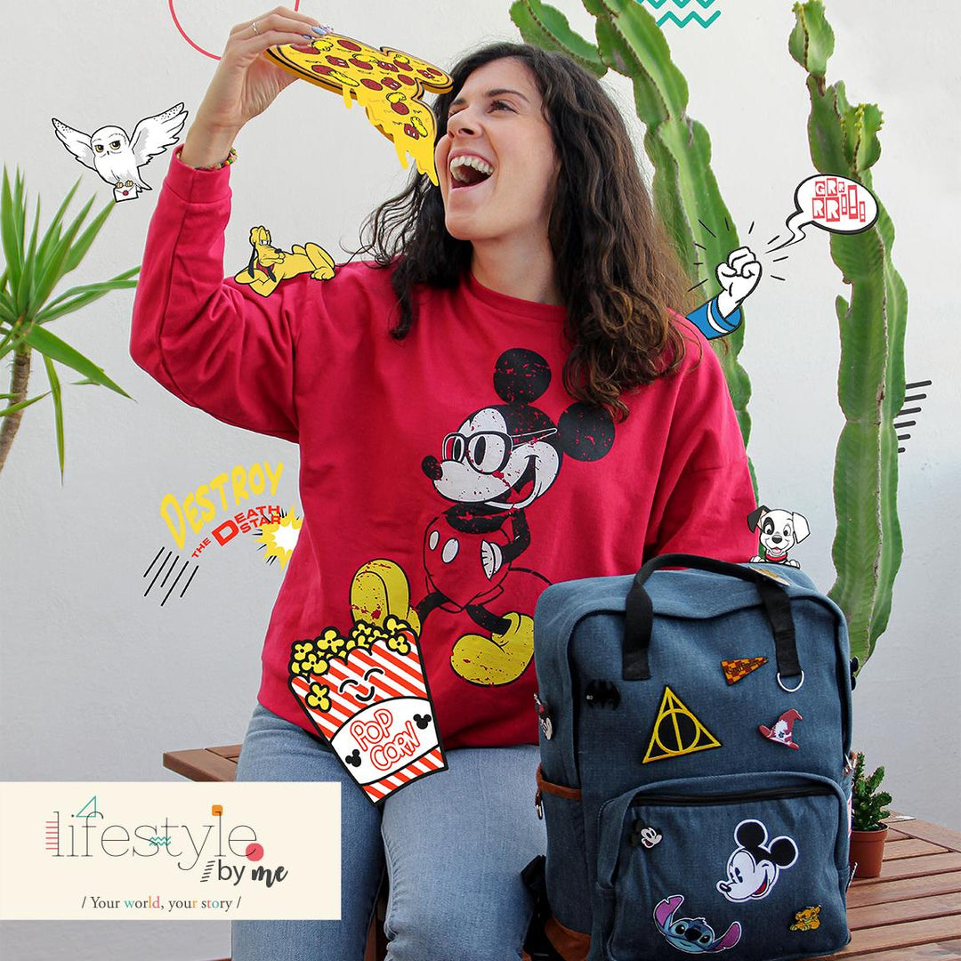 Customizable Denim Backpack - Model A