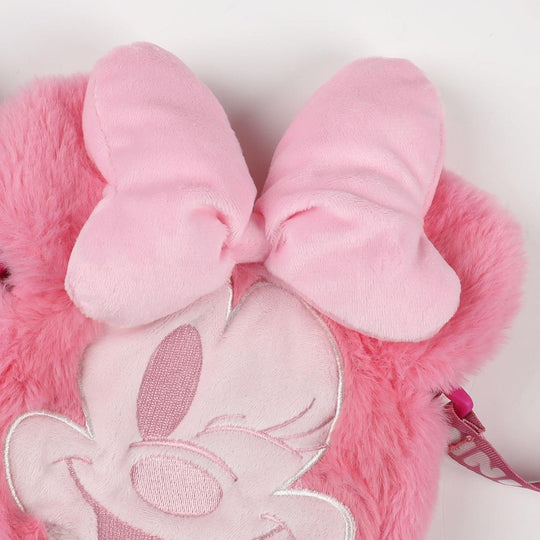 MINNIE - Head -  Plush Shoulderbag - 17x14x4cm