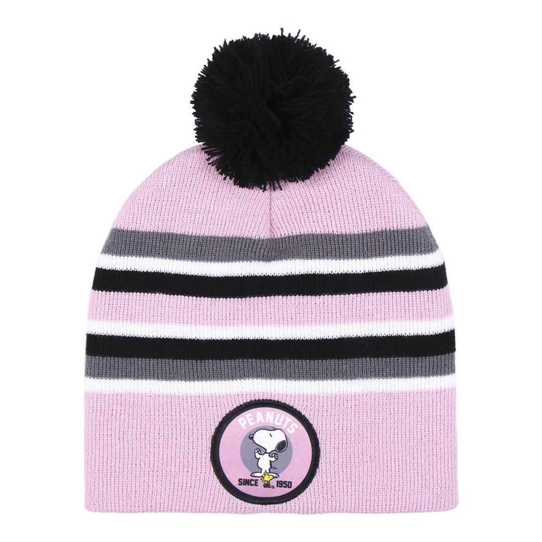 SNOOPY - Jacquard Pompon Beanie - Kids