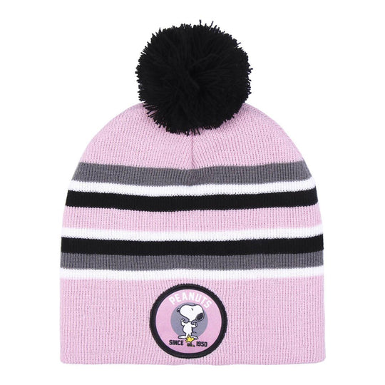 SNOOPY - Jacquard Pompon Beanie - Kids