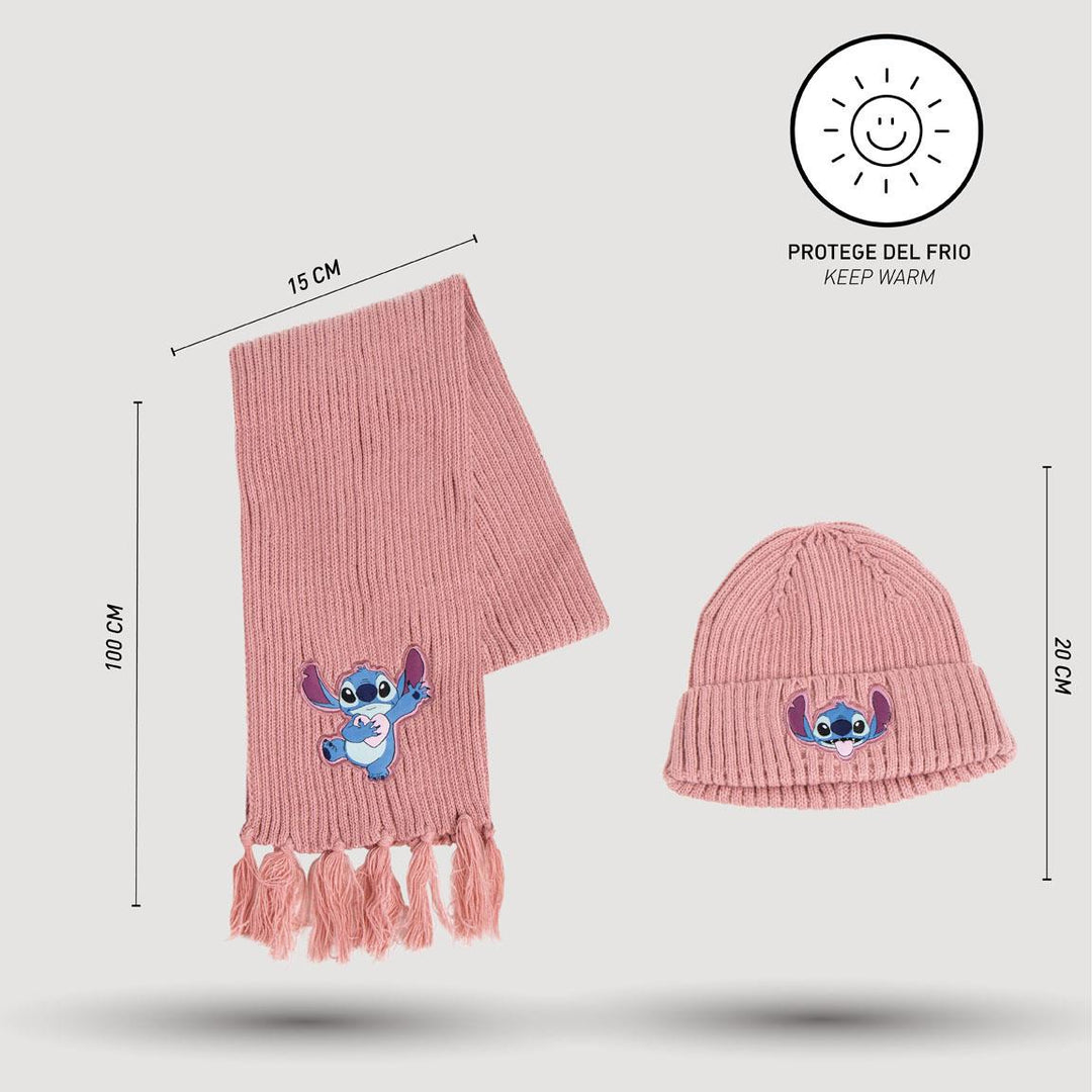 STITCH  - Set Beanie + Scarf - 2 pc