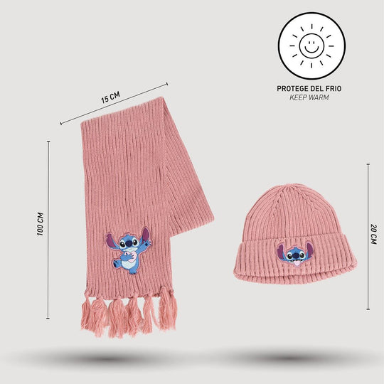 STITCH  - Set Beanie + Scarf - 2 pc