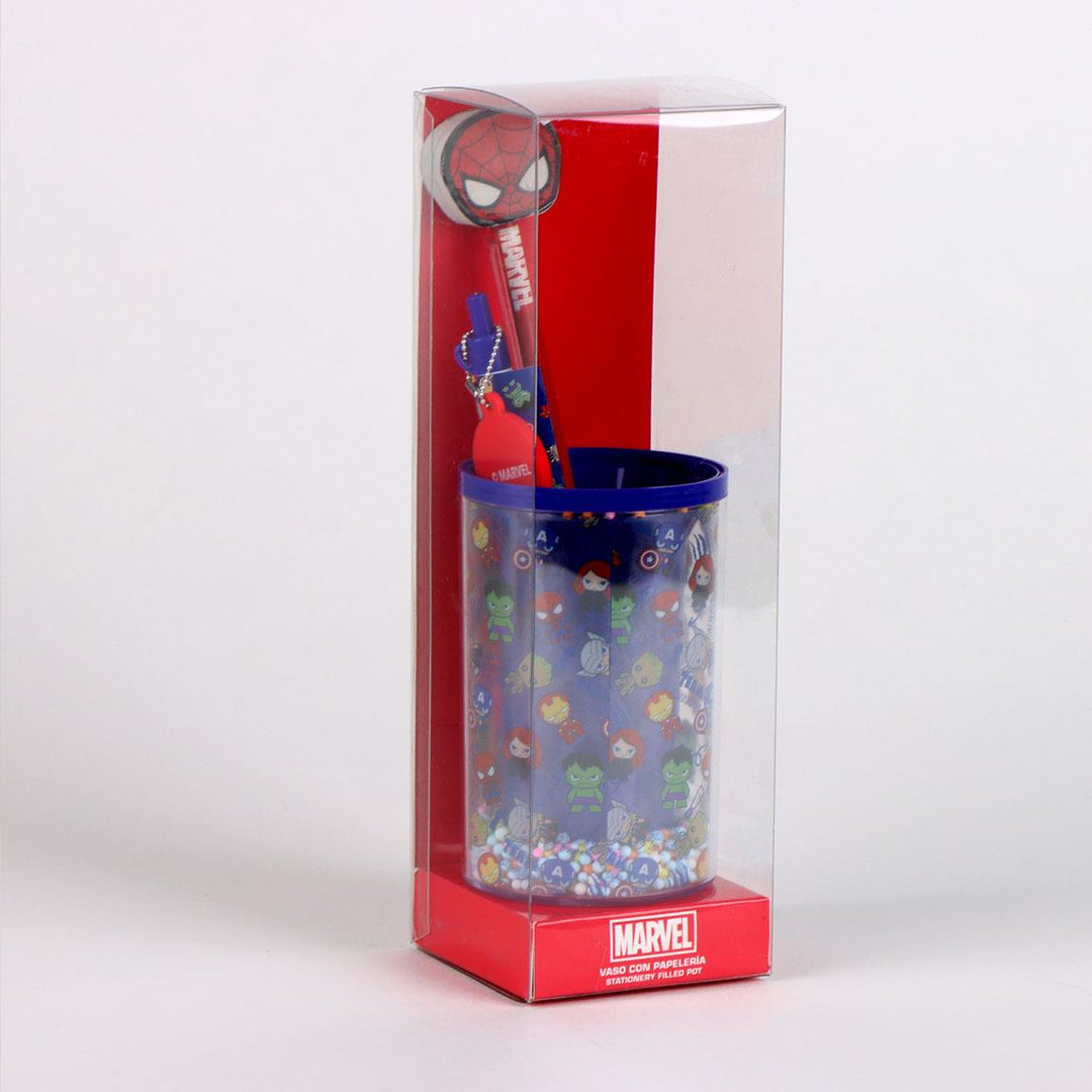 AVENGERS - Stationery Set - Pencil Pot + 3pc.