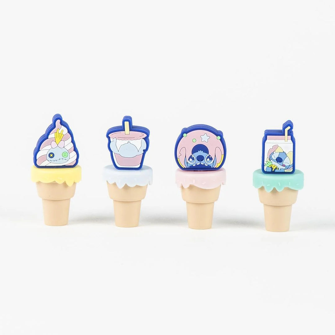 STITCH - Pack of 4 mini Highlighters "food"