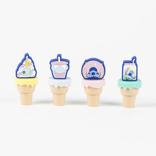 STITCH - Pack of 4 mini Highlighters "food"