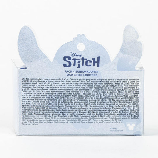 STITCH - Pack of 4 mini Highlighters "food"