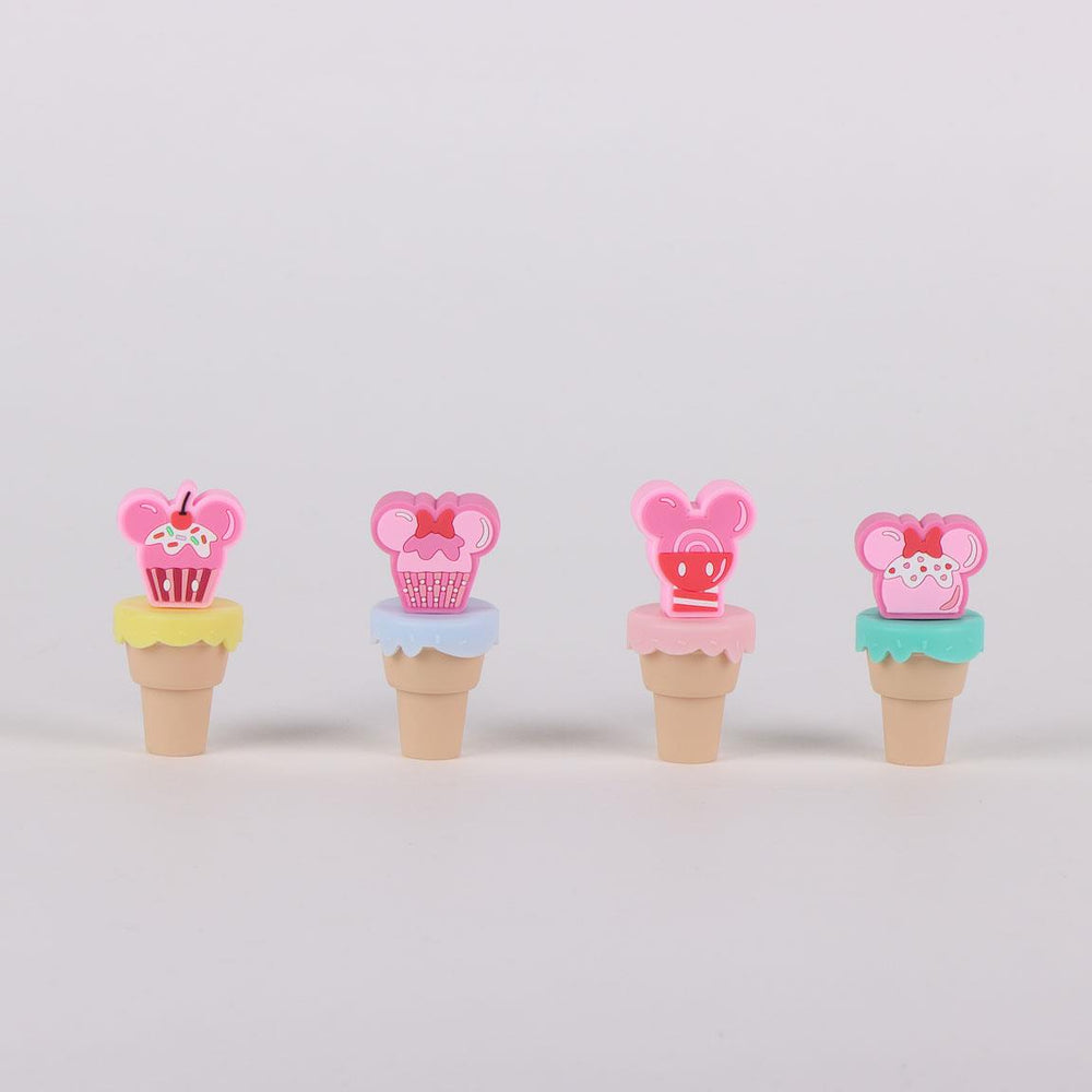 MINNIE - Pack of 4 mini Highlighters "food"