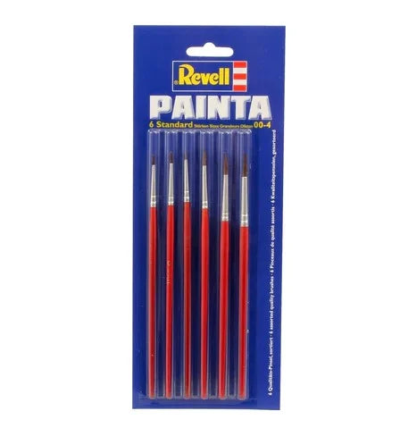 REVELL - Painta Standard Brushes - 6pcs (Blister)