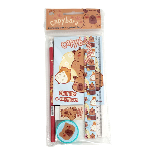 CAPYBARA - Stationery Set - 5pc.