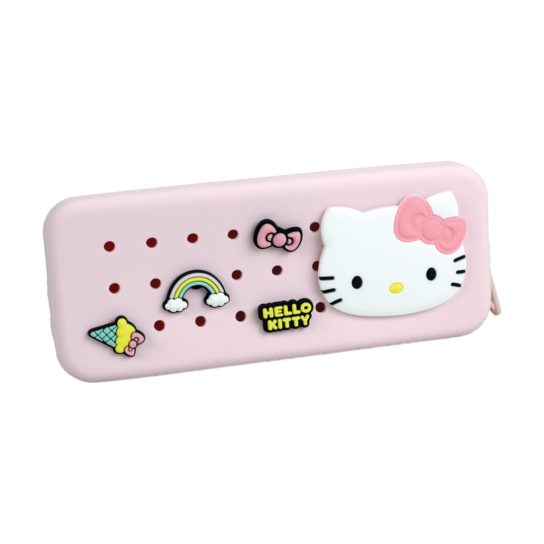 HELLO KITTY - Silicone Pencil Case with pins