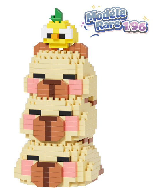KAWAII BOX - Happy Capybara - Construction Kit (6pcs) 405 to 615pcs