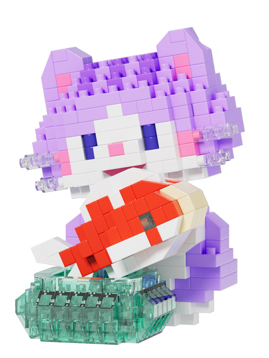 KAWAII BOX - Happy Cat - Construction Kit (6pcs) 310 to 420pcs