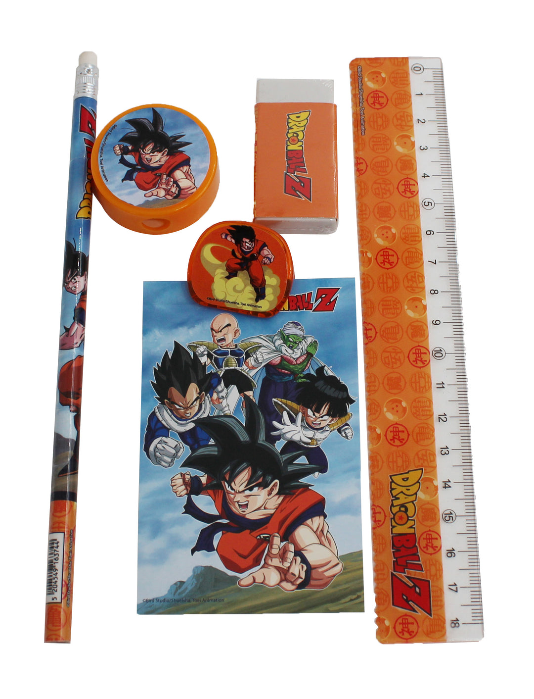 DRAGON BALL Z - Stationery Set + Pencil Pot - 7pc.