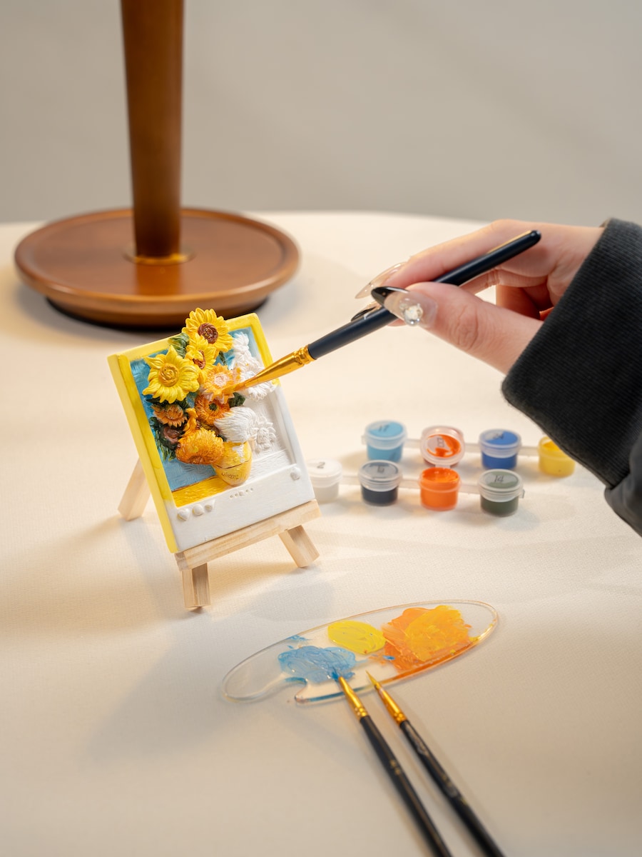 MAGNET DIY - Sunflowers - Resin DIY 3D Painting Magnet