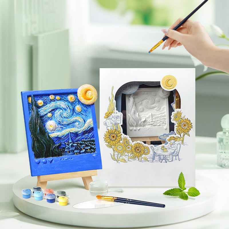 MAGNET DIY - Starry Night - Resin DIY 3D Painting Magnet