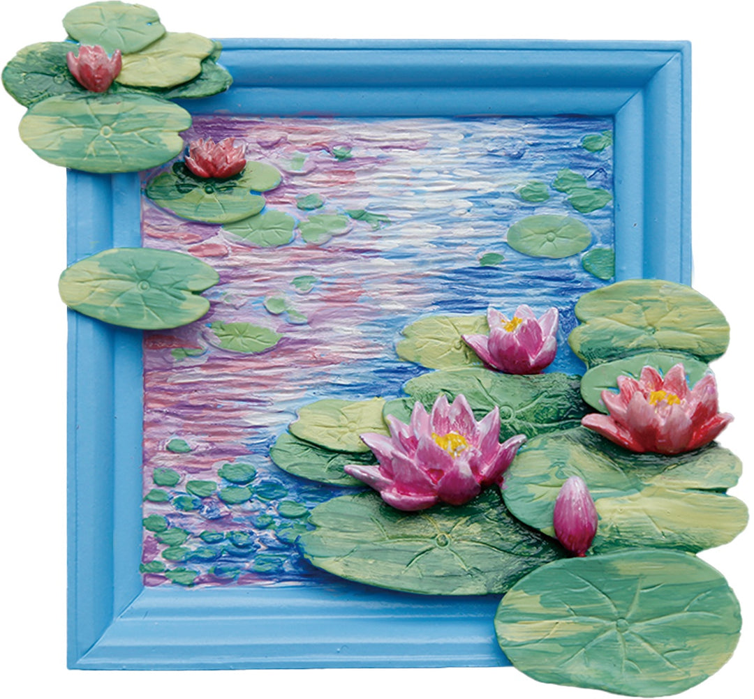 MAGNET DIY - Water Lilies - Resin DIY 3D Painting Magnet