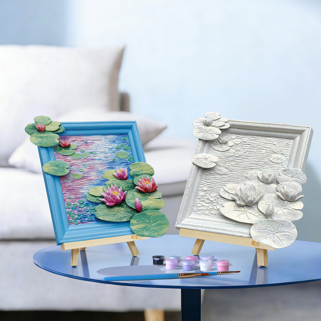 MAGNET DIY - Water Lilies - Resin DIY 3D Painting Magnet
