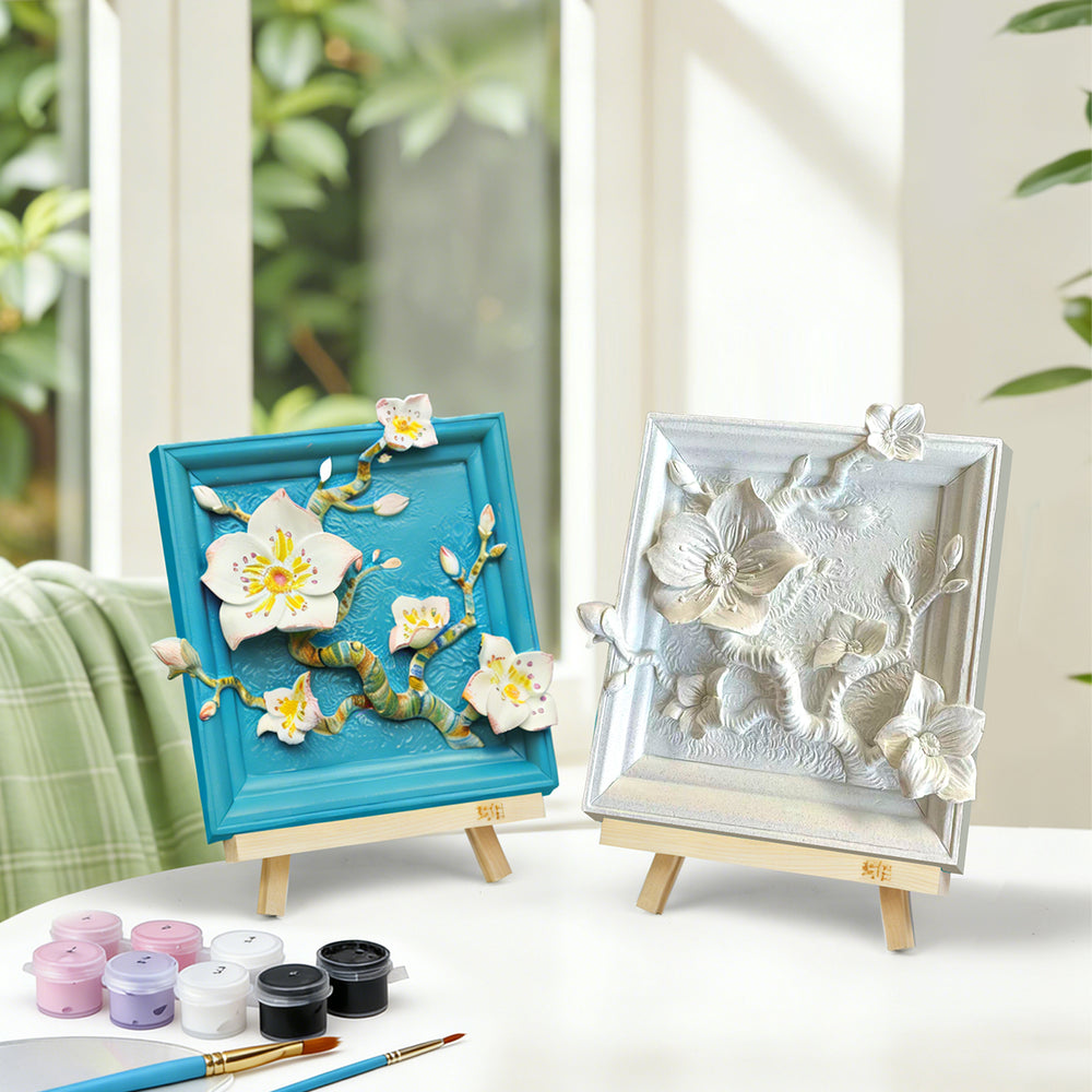 MAGNET DIY - Apricot Blossom - Resin DIY 3D Painting Magnet