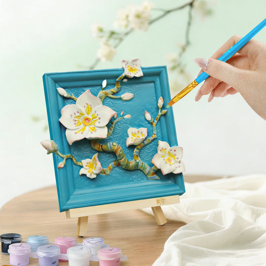 MAGNET DIY - Apricot Blossom - Resin DIY 3D Painting Magnet