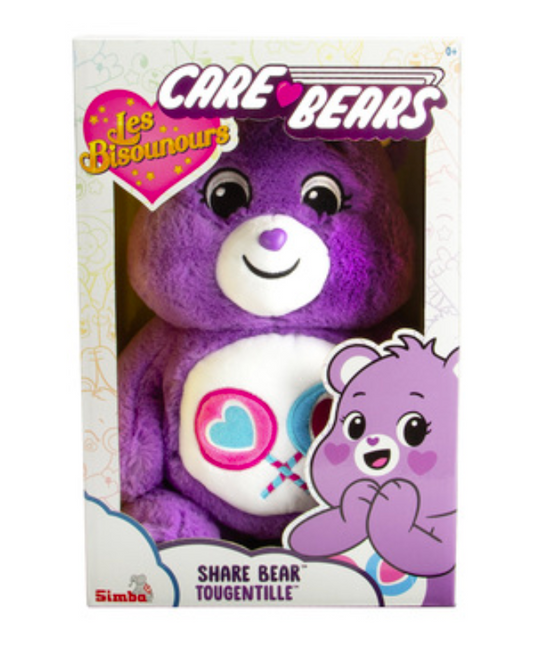 CAREBEAR - Share Bear - BOX Plush 35cm