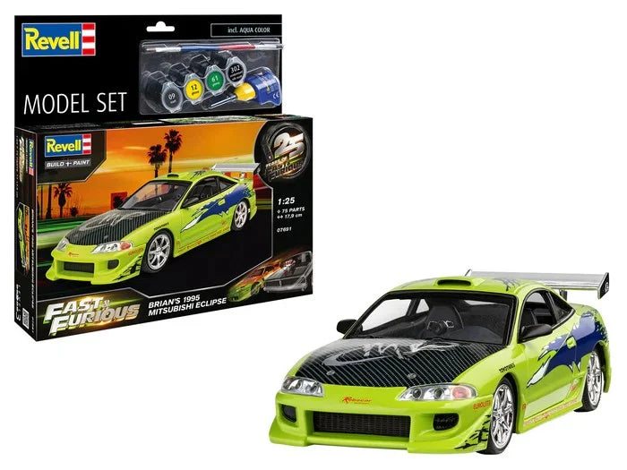 FAST & FURIOUS - Brian's Mitsubishi Eclipse - Model Kit 1/25