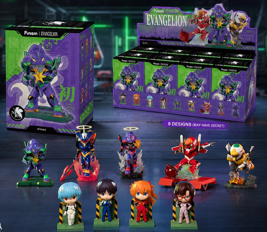 EVANGELION - EVA - Blind Box 8 Figure set 12cm