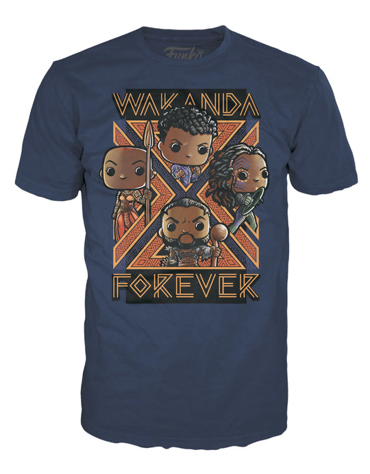 BLACK PANTHER WAKANDA FOREVER - Group - T-Shirt POP (S)