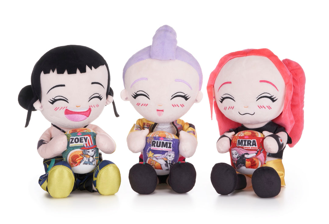 K-POP DEMON HUNTERS - Display of 12 Plushs - 3 Models (6/3/3) - 30cm