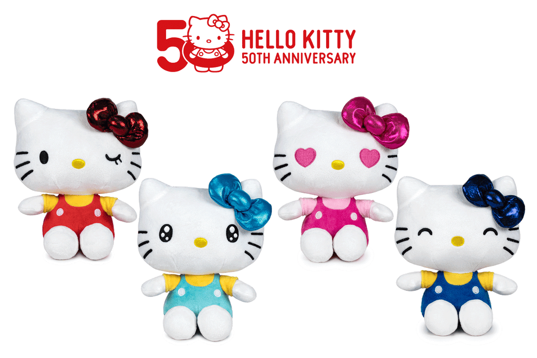 HELLO KITTY - Assortment of 12 Plushs - 4 Models - 16cm