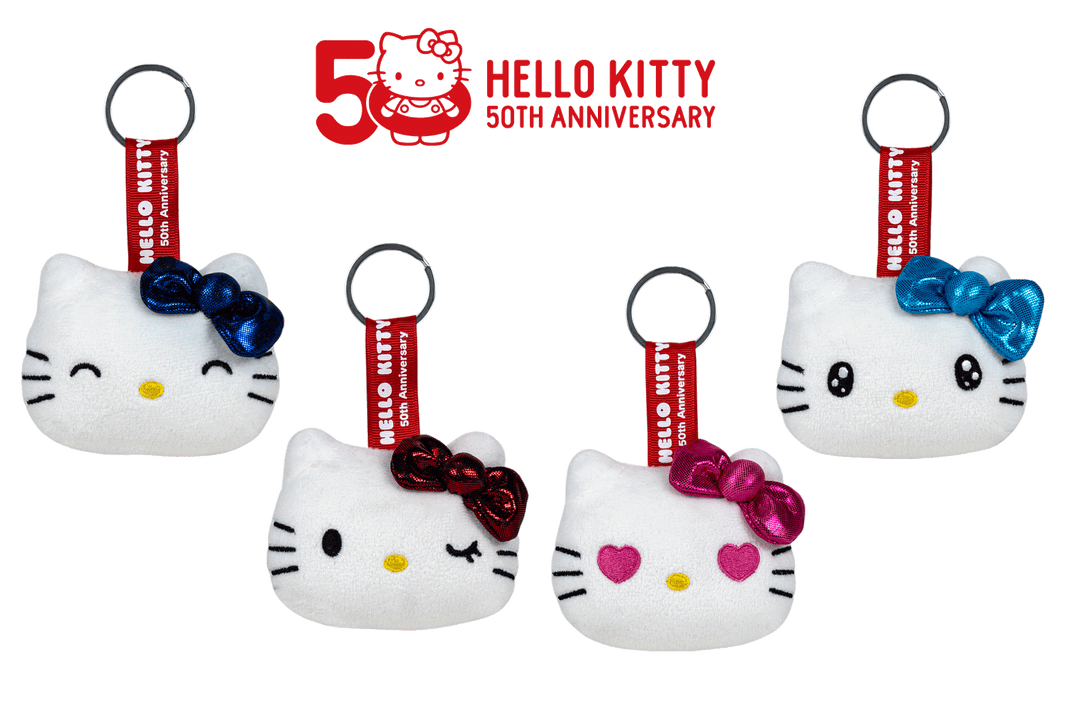 HELLO KITTY - Assortment of 24 Keychain Plushs - 4 models- 7cm