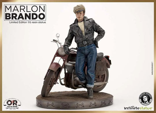 MARLON BRANDO - Marlon Brando with Bike - Statue Limited Ed. 1/6 30cm