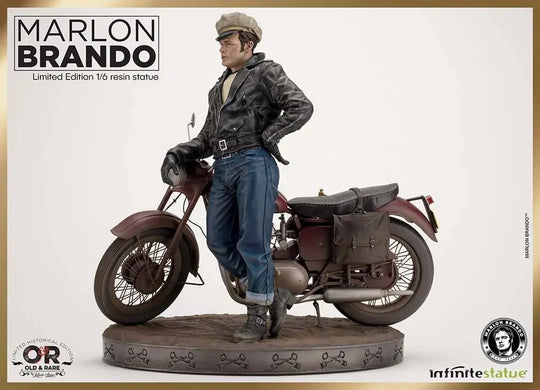 MARLON BRANDO - Marlon Brando with Bike - Statue Limited Ed. 1/6 30cm