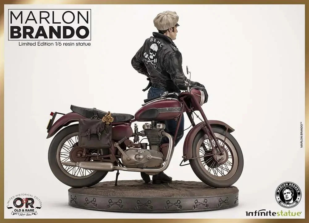 MARLON BRANDO - Marlon Brando with Bike - Statue Limited Ed. 1/6 30cm