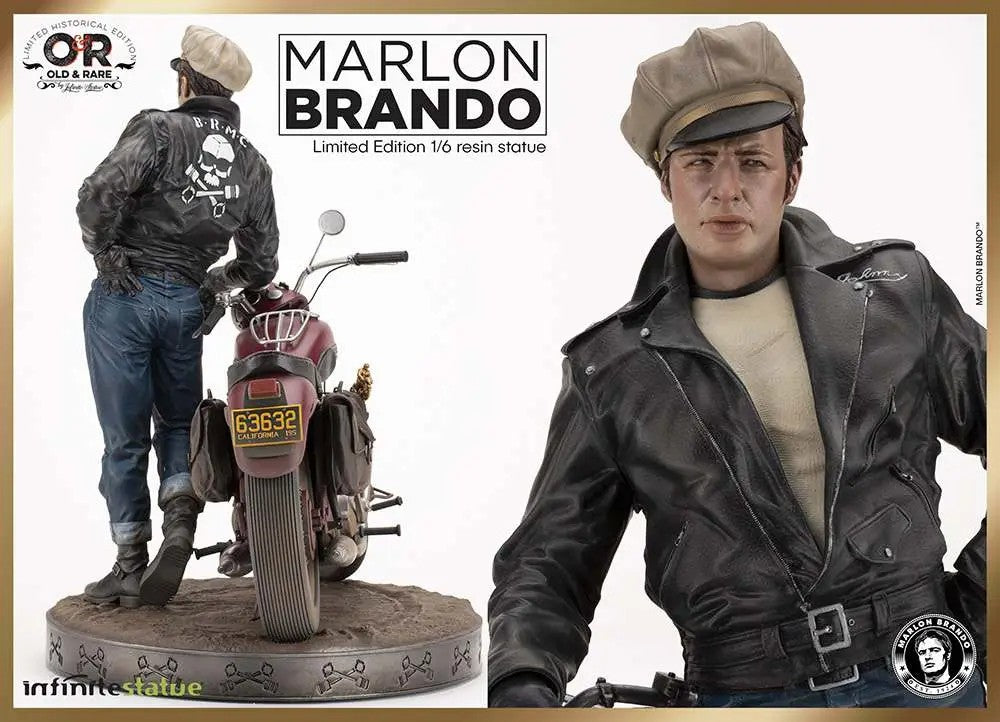 MARLON BRANDO - Marlon Brando with Bike - Statue Limited Ed. 1/6 30cm