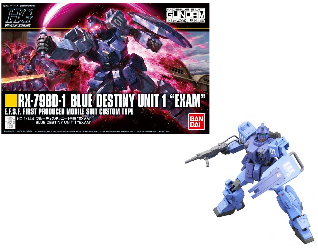 GUNDAM - HG RX-79BD-1 Blue Destiny Unit 1 'EXAM' 1/144 - Model Kit