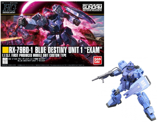 GUNDAM - HG RX-79BD-1 Blue Destiny Unit 1 'EXAM' 1/144 - Model Kit