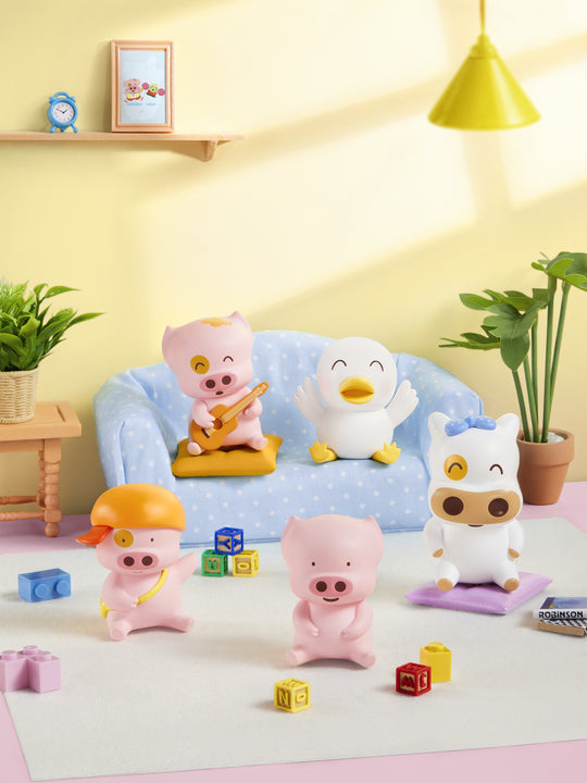 X11 SPACE - Mcdull Sitting In Rows Series - BLIND BOX (10pcs) 5cm