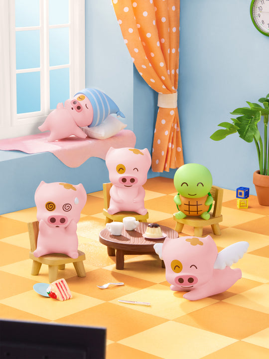 X11 SPACE - Mcdull Sitting In Rows Series - BLIND BOX (10pcs) 5cm