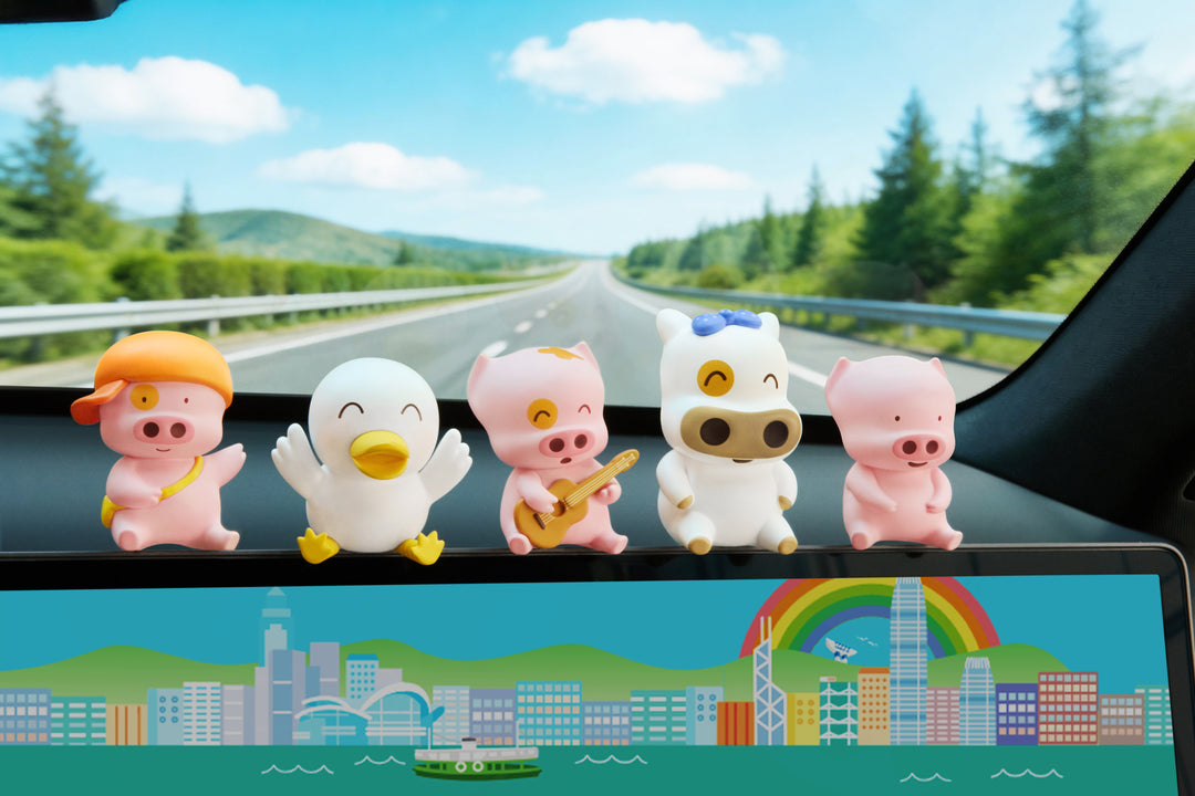 X11 SPACE - Mcdull Sitting In Rows Series - BLIND BOX (10pcs) 5cm